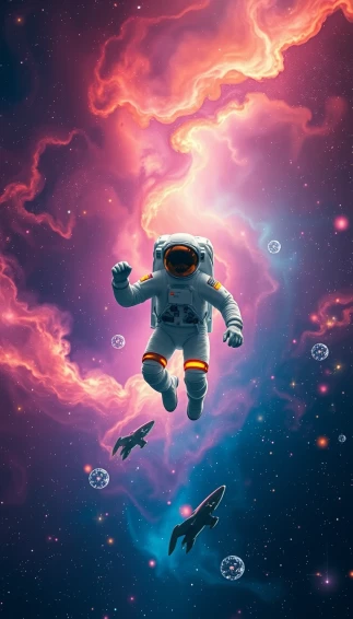 Really Cool Astronaut Wallpaper