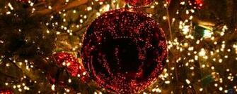 Wallpaper Christmas Garland And Dual Monitor