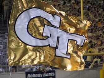 Description Georgia Tech Football ToucHDown Flag Jpg