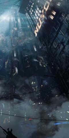 Blade Runner Phone Wallpaper By Paul Chadeisson