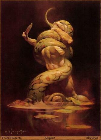 Frank Frazetta Serpent High Resolution HD Wallpaper Of General