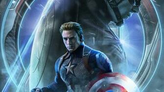 Avengers Endgame Captain America Poster Art 1080p Laptop