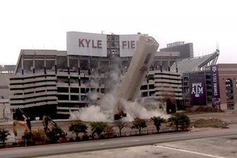 Video Implosion At Texas A M Football Stadium One Of The Most