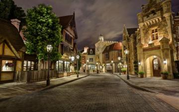 Best Town Background Dark Wallpaper