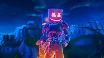 Fortnite HD Marshmello Concert Wallpaper L2pbomb