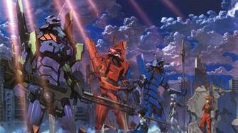 Eva Robots Anime Evangelion Wallpaper