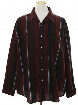 Retro S Shirt 80s Puritan Mens Dark Wine Background
