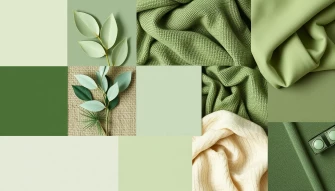 Sage Green Collage Wallpaper