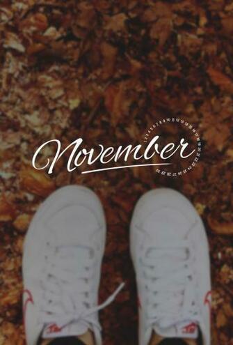 November Desktop Calendar Wallpaper Paper Leaf