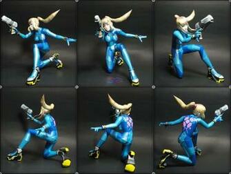 Samus Aran Zero Suit Ssb4 Papercraft By Brspidey