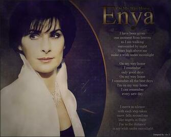 Enya On My Way Home By Alidesignr