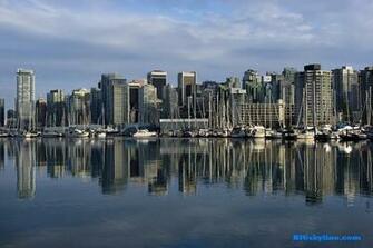 Vancouver Skyline In British Columbia Canada