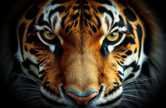 Angry Tiger Eyes Wallpaper