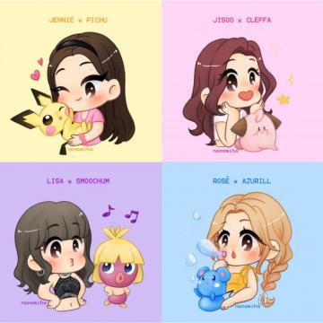 Zelca On Chibi Blackpink Anime