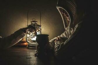 Wallpaper Monk Boy Hood Lamp Men