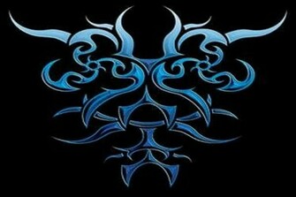 This Blue Tribal Wallpaper Presented Here Vary Greatly In Their Style