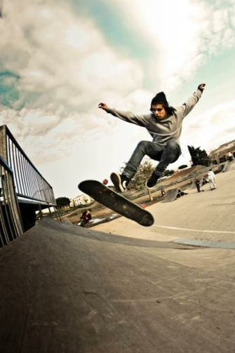 Skateboarding iPhone Wallpaper