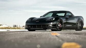 Cars Chevrolet Corvette Black Wallpaper Desktop Background