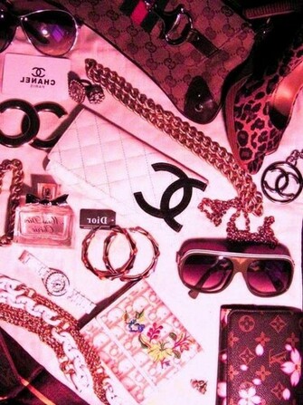 Pink Coco Chanel Logo