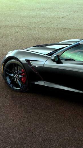 Corvette Z51 Black Wallpaper iPhone