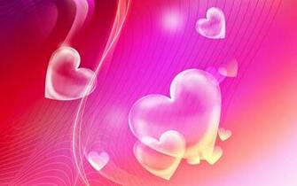 Wallpaper O Fondo De Pantalla Con Corazones Blancos Rojos Rosados Y