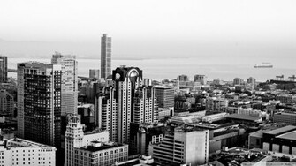 Black And White Cityscape High Definition Wallpaper HD