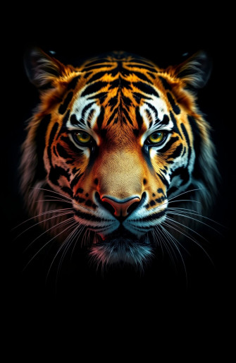 Angry Tiger Eyes Wallpaper