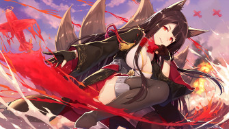 Azur Lane Akagi Anime Girl 4k Wallpaper