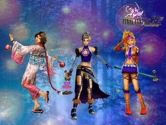 Final Fantasy X Yuna Paine Rikku Wallpaper W3 Directory