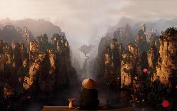 Asia Landscape Wallpaper Top Background