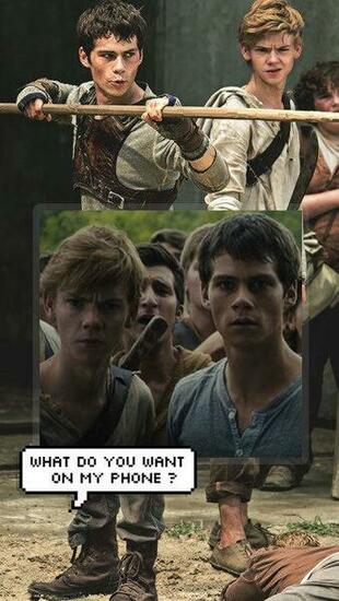 Thomas Sangster Lockscreen Image By