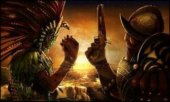 Wallpaper Mayan And Conquistador Myspace Background