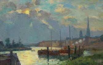Wallpaper Picture The Urban Landscape Albert Charles Lebar