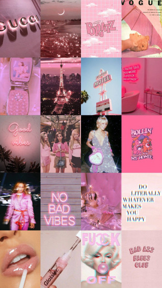 Neon Pink Aesthetic Wallpaper