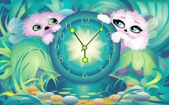 Alien Pets Clock Screensaver Get A
