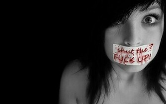 Shut Up HD Wallpaper Color Palette Tags Women Sticker Category
