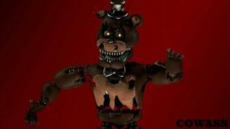 Nightmare Freddy Wallpaper By Cowassuk
