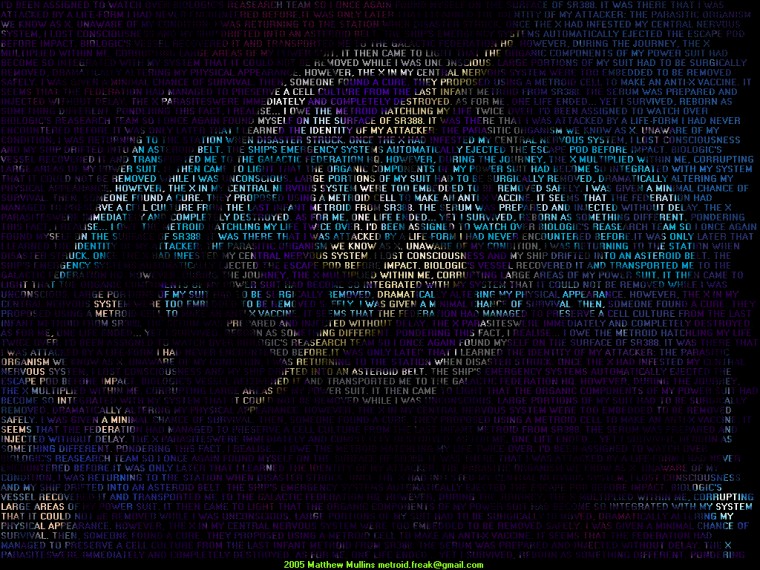 Metroid Fusion Story Wallpaper