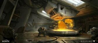 Adrian Majkrzak S Destiny Concept Art Post Game Lobby