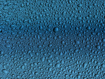 Smokey Blue Water Drops Wallpaper Green