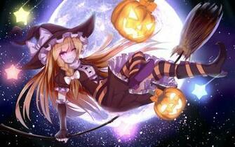 Sorci Re Manga Citrouilles Halloween Wallpaper