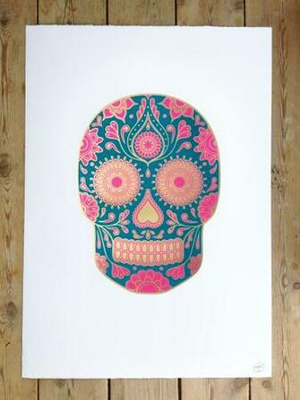 Sugar Skulls Wallpaper Skull