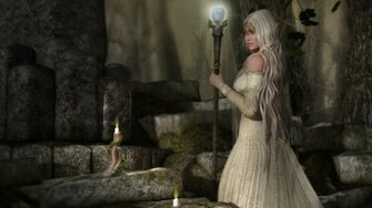 Fantasy Witch Wallpaper