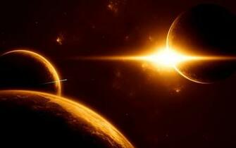Outer Space Sunrise Desktop Pc And Mac Wallpaper