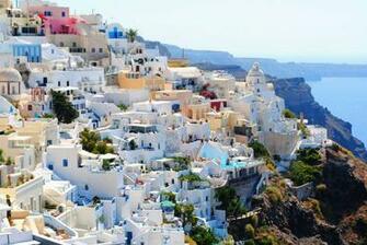 Architecture Buildings Coast Greece Greek Mediterranean Oia