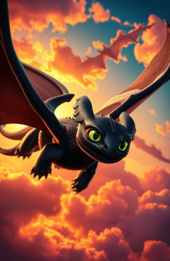 Alpha Toothless Wallpaper