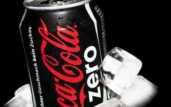 Wallpaper Coca Cola Drink Ice Macro