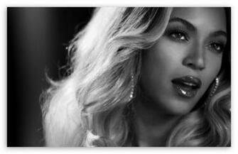 Beyonce Black And White Portrait 4k HD Desktop Wallpaper