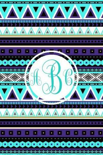 Monogram App Tribal iPhone iPad Wallpaper Your