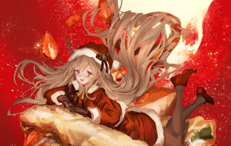 Anime Girl Christmas Wallpaper